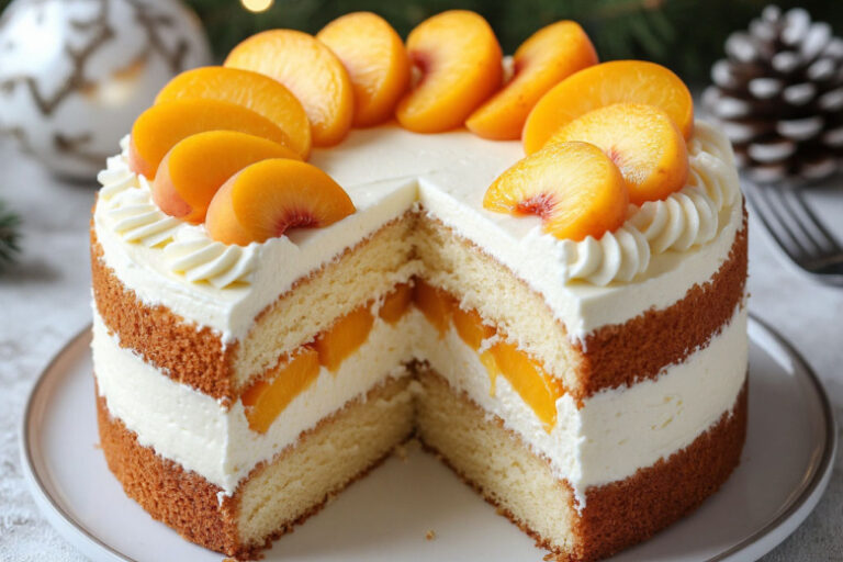sladkoe-chudo-rozhdestva-tort-s-persikami-i-nezhnejshim-tvorozhnym-kremom-vkusno-po-domashnemu-1e6c149